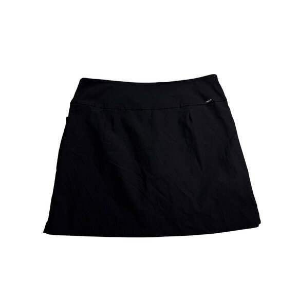 S.C. & CO. Womens Black Skort Size XL Rayon Blend Pull On Basic Classic - Picture 4 of 7